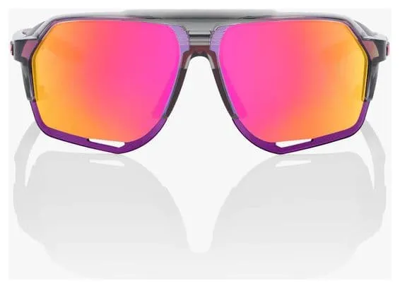 100% Norvik Grey Goggles - Purple Multilayer Mirror Lens