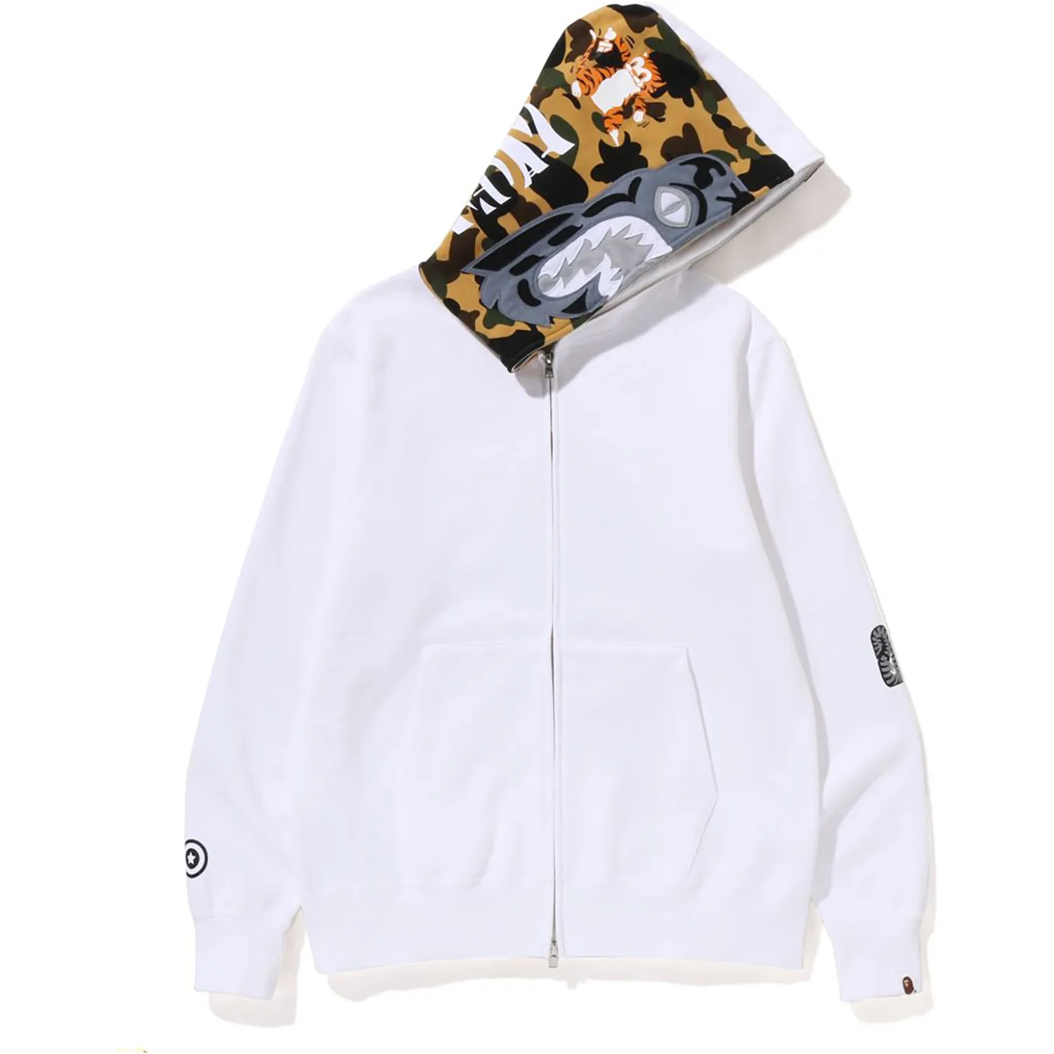 1ST CAMO TIGER FULL ZIP HOODIE MENS