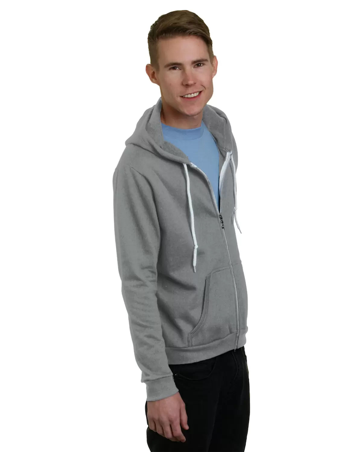 301 875 Unisex Full Zip Fleece Hoodie SKU: 875