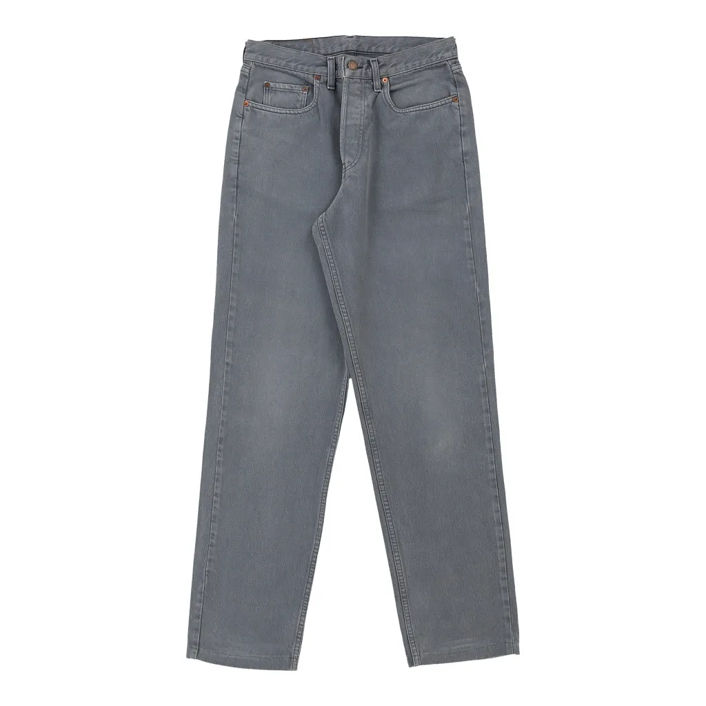 412 Orange Tab Levis Trousers - 28W UK 8 Grey Cotton