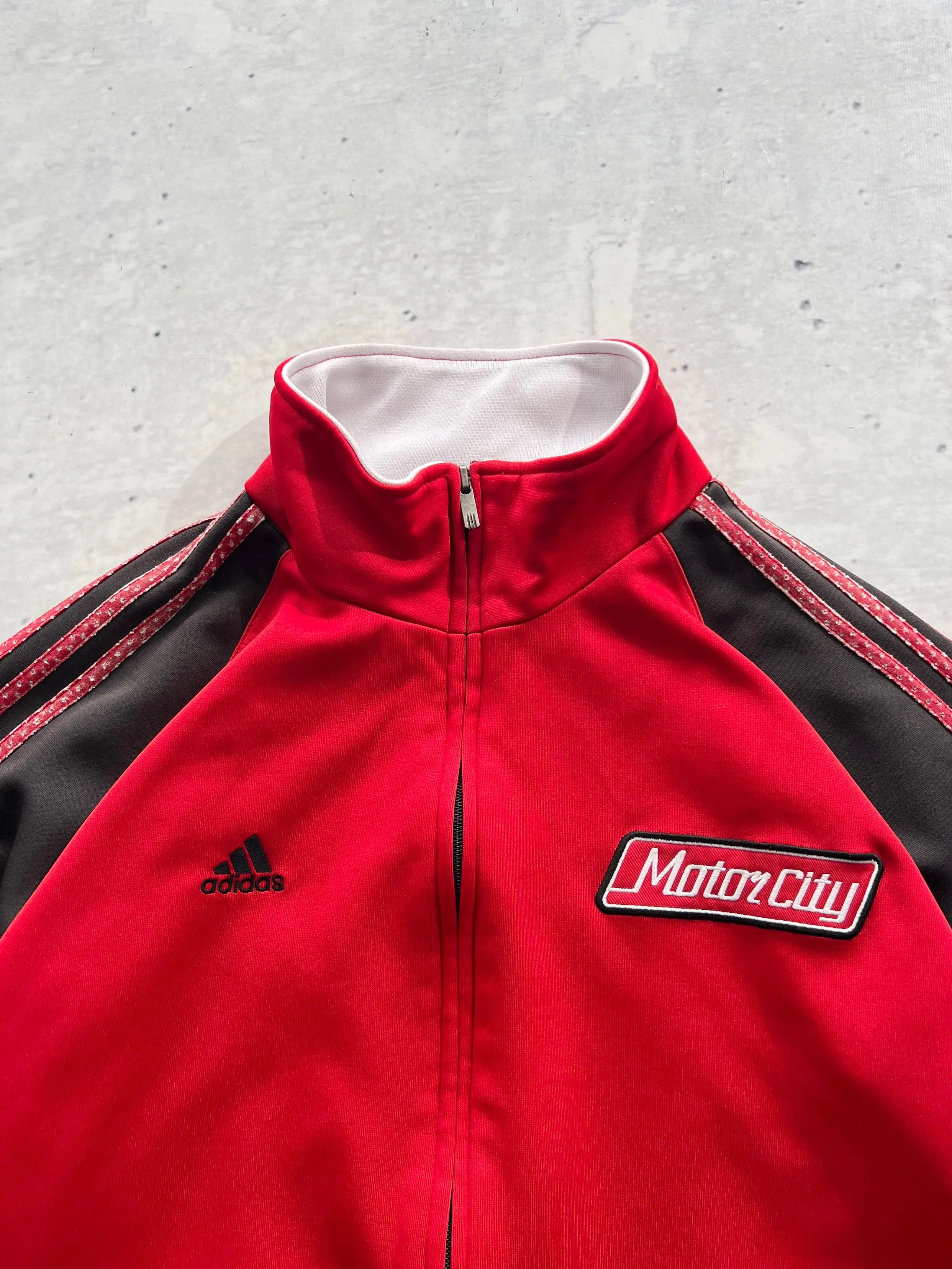 90's Adidas NBA Detroit zip up track jacket (S)