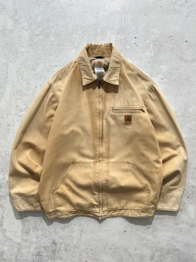 90's Carhartt duck canvas zip up work jacket (L)