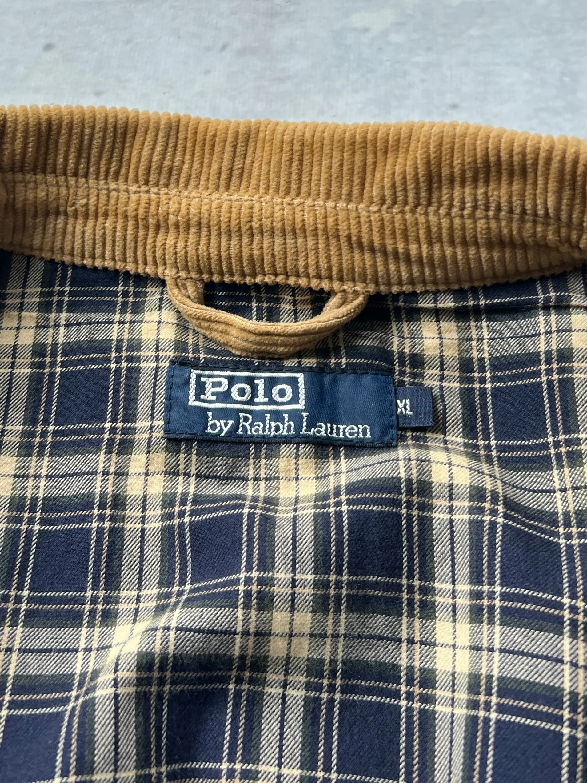 90's Ralph Lauren Corduroy Zip Up Jacket (XL)