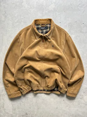 90's Ralph Lauren Corduroy Zip Up Jacket (XL)