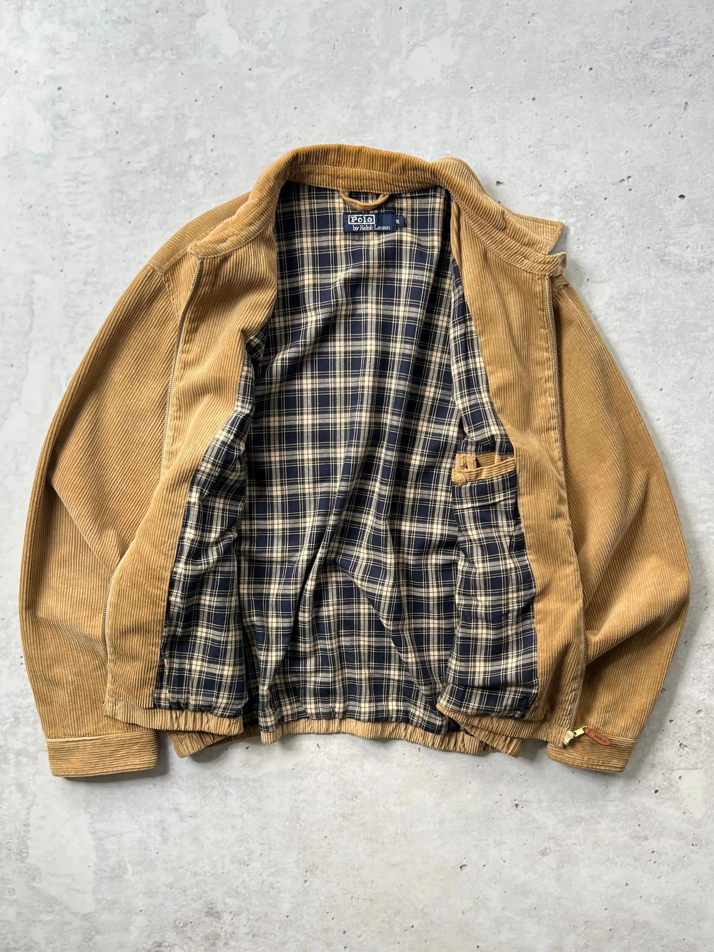 90's Ralph Lauren Corduroy Zip Up Jacket (XL)