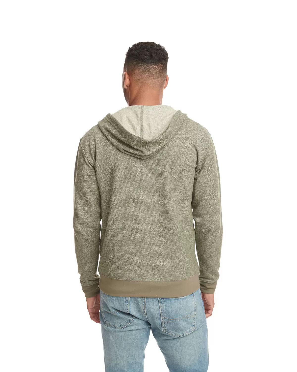 9600 Next Level Adult Denim Fleece Full-Zip Hoodie SKU: 9600