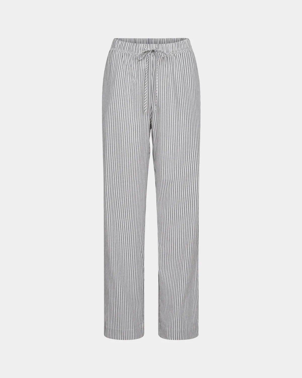 ABIGAILESW TROUSERS - Dark Blue striped