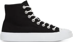 Acne Studios Black Canvas High Sneakers