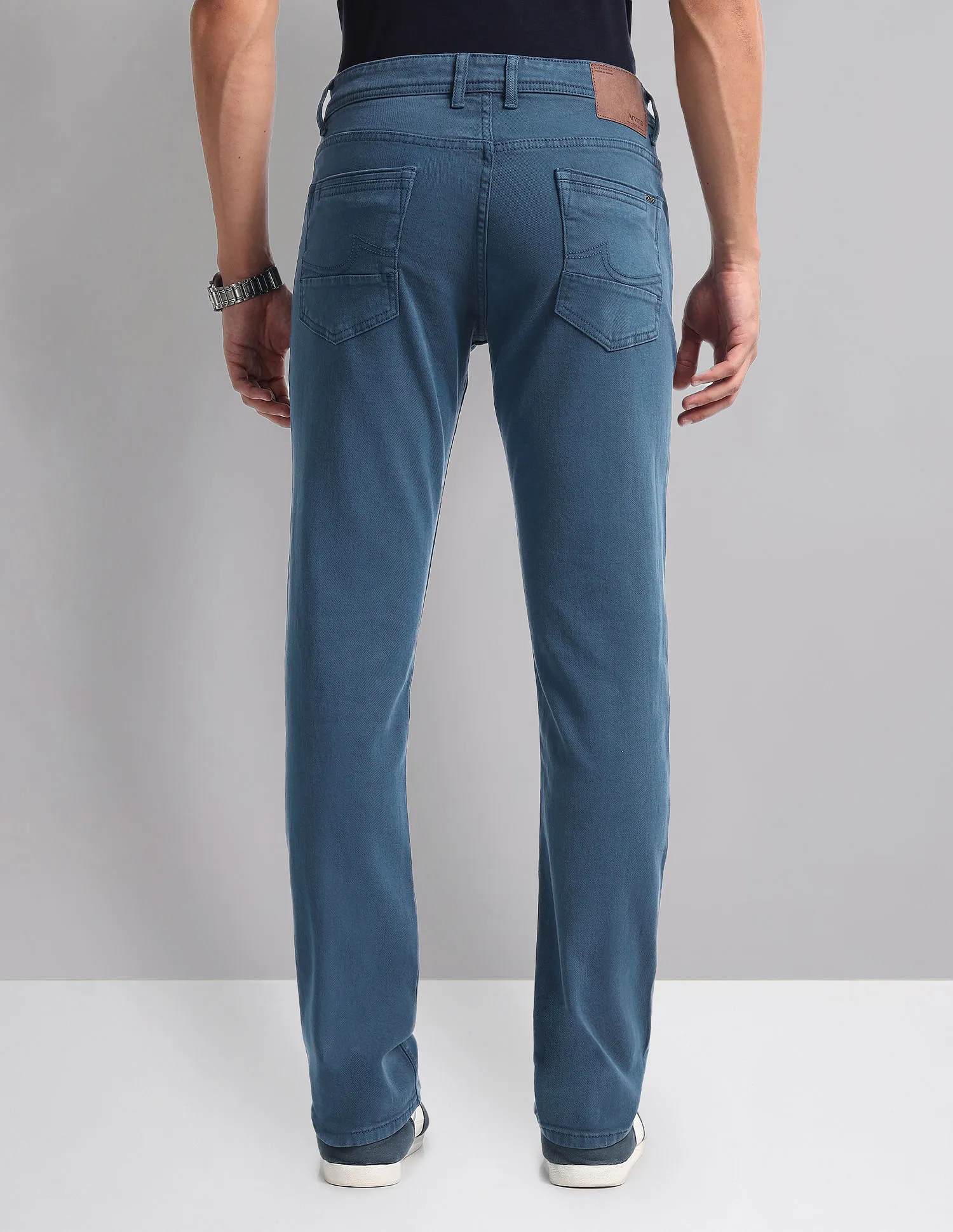 AD by Arvind Mid Rise Slim Fit Jeans