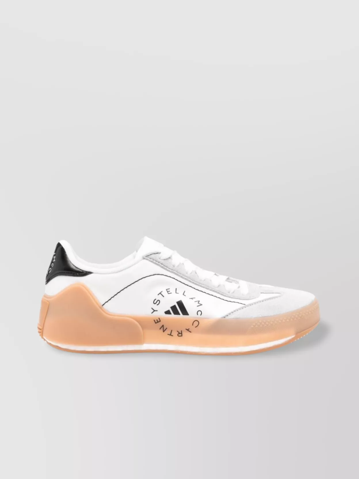 Adidas by Stella McCartney   Boost court shell panelled sneakers