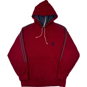 Adidas Fleece Hooded Sweatshirt Red