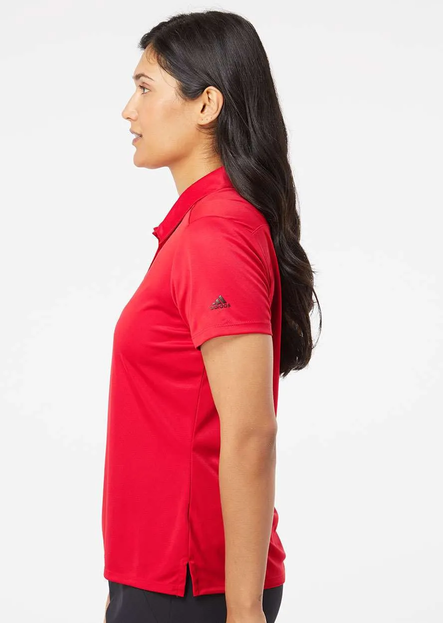 Adidas Ladies 3-Stripes Shoulder Polo