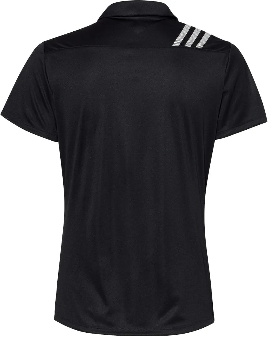 Adidas Ladies 3-Stripes Shoulder Polo