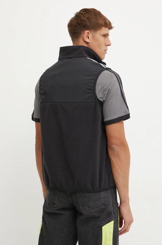 adidas Originals vest Fleece Vest men’s black color IZ4799