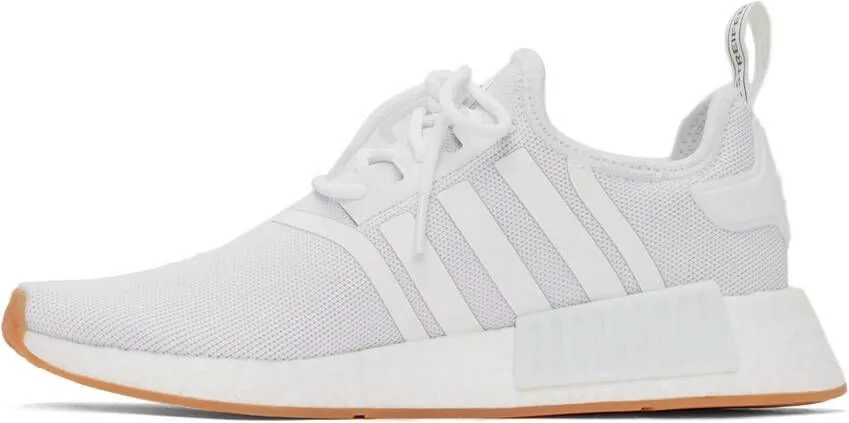 Adidas Originals White NMD_R1 Primeblue Sneakers