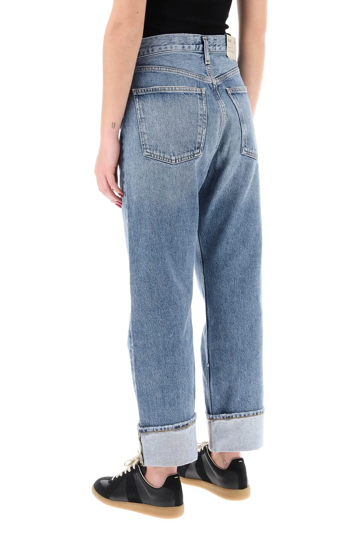 AGOLDE    Agolde Ca Straight Jeans With Low Crotch Fran