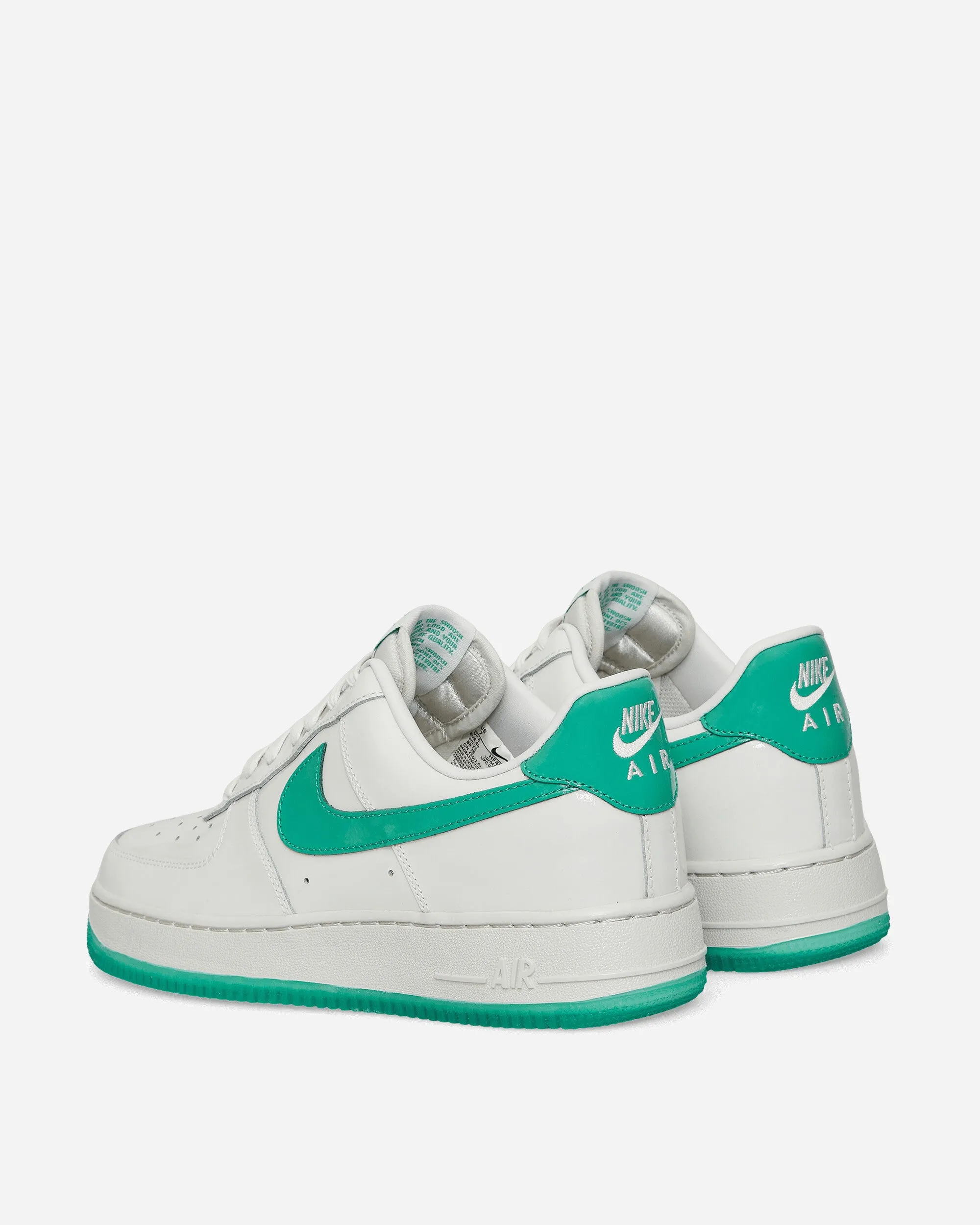 Air Force 1 '07 Premium Sneakers Platinum Tint / Stadium Green