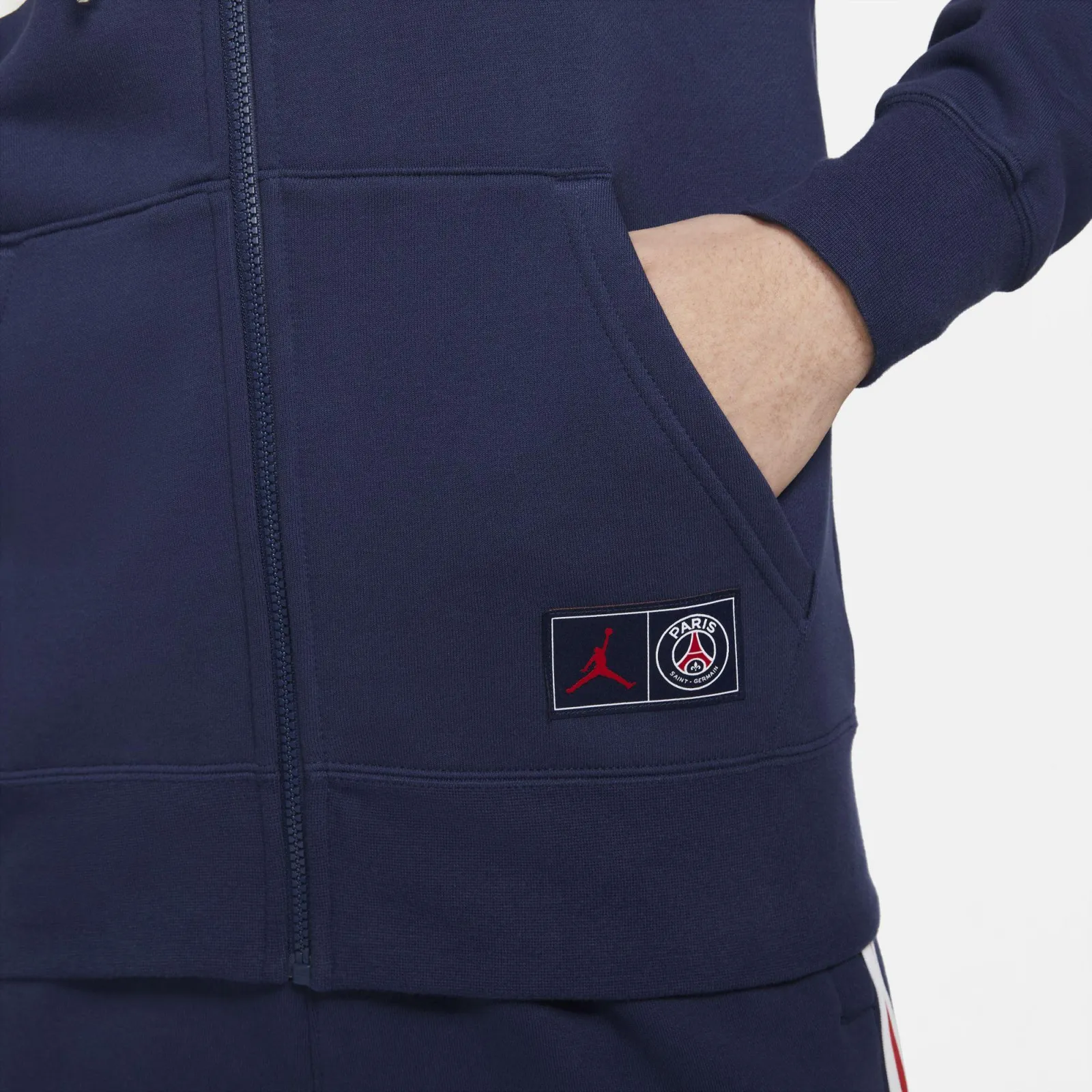 Air Jordan Paris Saint-Germain Full-Zip Hoodie ''Midnight Navy''