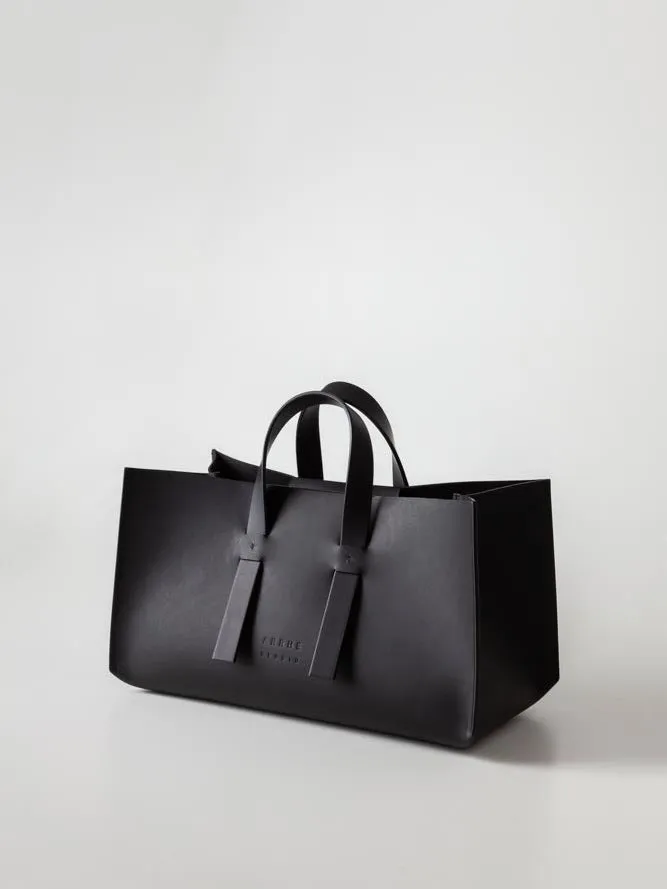 Arrhe Studio DoppioCubo Handbag in Black by Arrhe Studio