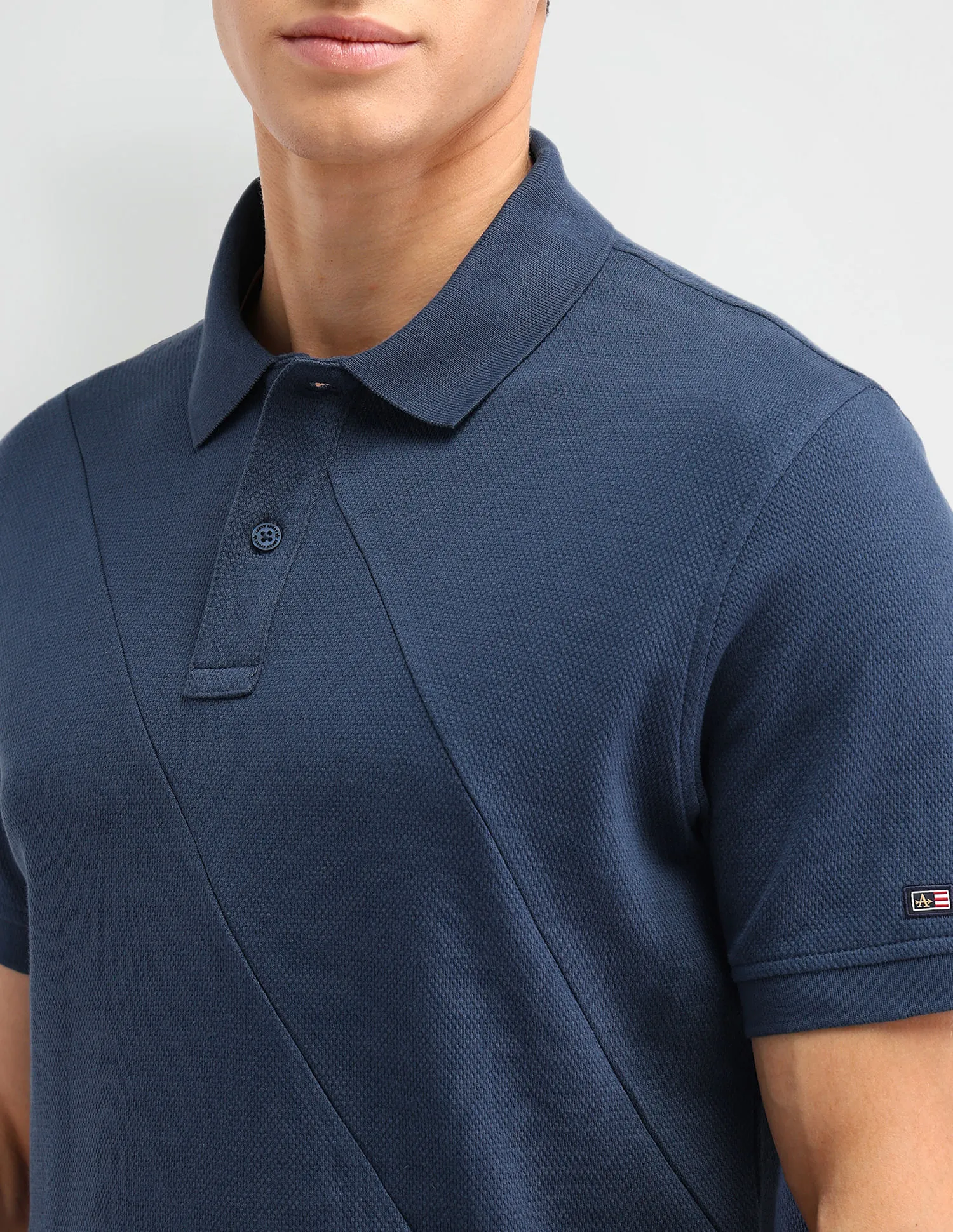 Arrow Sport Textured Cotton Polo Shirt