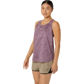 ASICS - Road All Over Print Tanktop Women dusty mauve