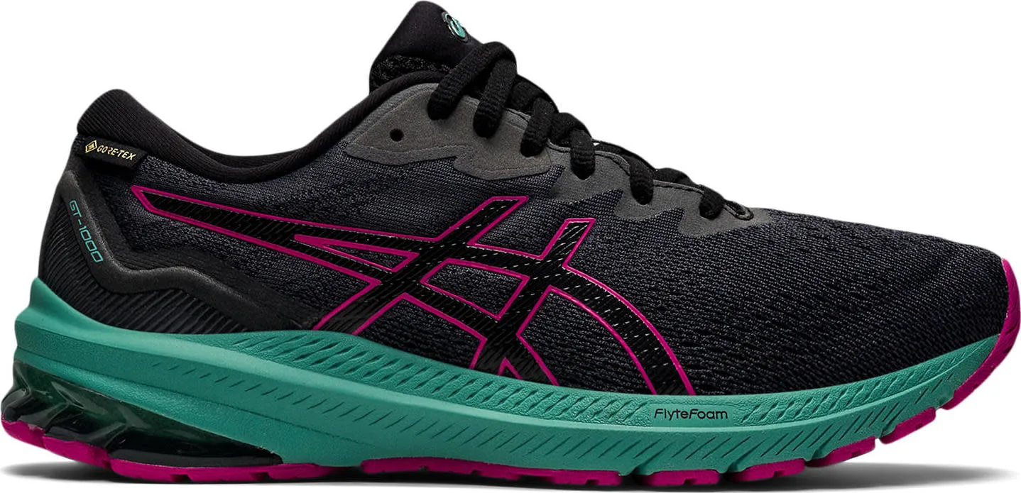 Asics Women's GT-1000 11 Gore-Tex Black/Fuchsia Red | Buy Asics Women's GT-1000 11 Gore-Tex Black/Fuchsia Red here | O