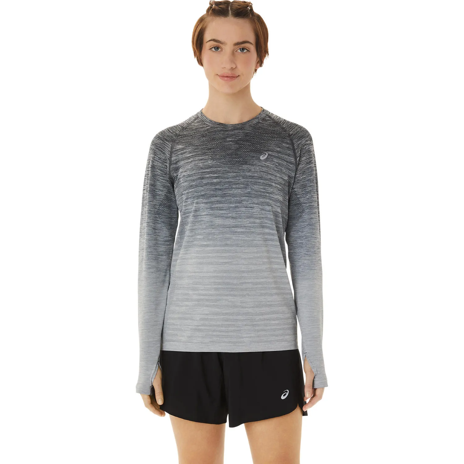 Asics Women's Seamless LS Top Carrier Grey/Glacier Grey | Buy Asics Women's Seamless LS Top Carrier Grey/Glacier Grey 