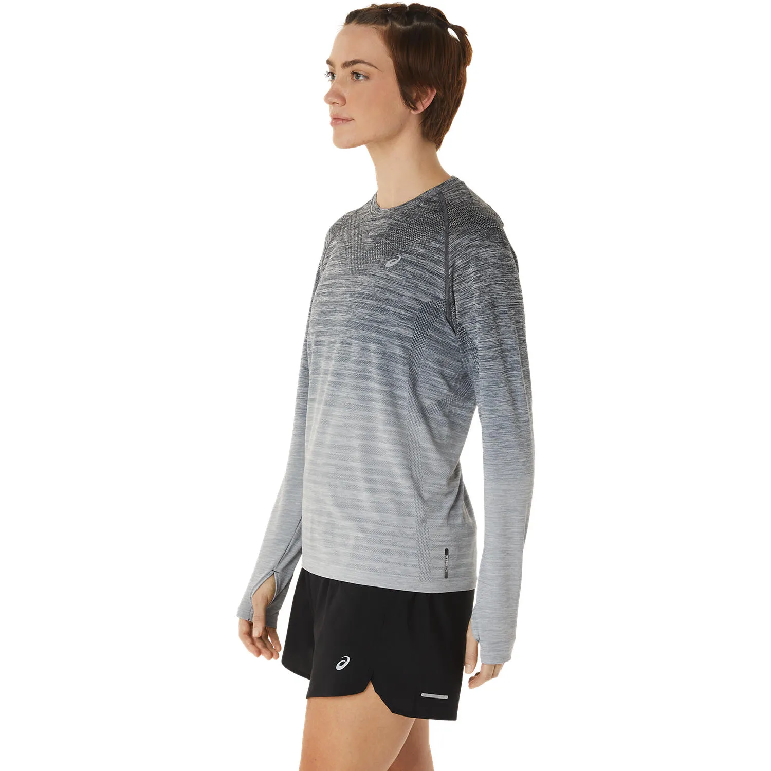 Asics Women's Seamless LS Top Carrier Grey/Glacier Grey | Buy Asics Women's Seamless LS Top Carrier Grey/Glacier Grey 