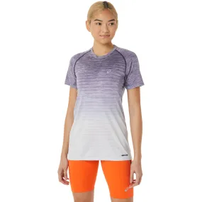 Asics Women's Seamless SS Top Night Shade/Soft Sky | Buy Asics Women's Seamless SS Top Night Shade/Soft Sky here | Out