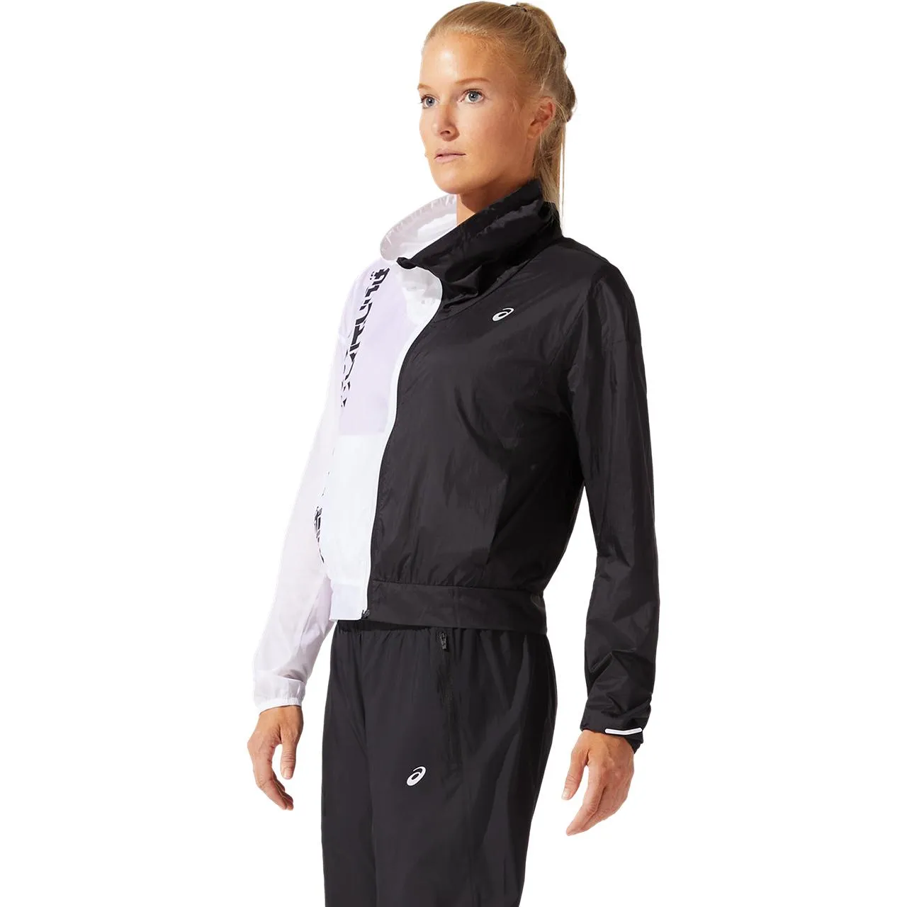 Asics Women's SMSB Run Jacket Performance Black/Brilliant Wh | Buy Asics Women's SMSB Run Jacket Performance Black/Bri