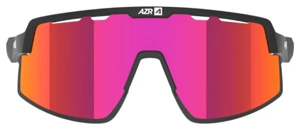 AZR Speed RX Matte Black Goggles / Red Hydrophobic Lens