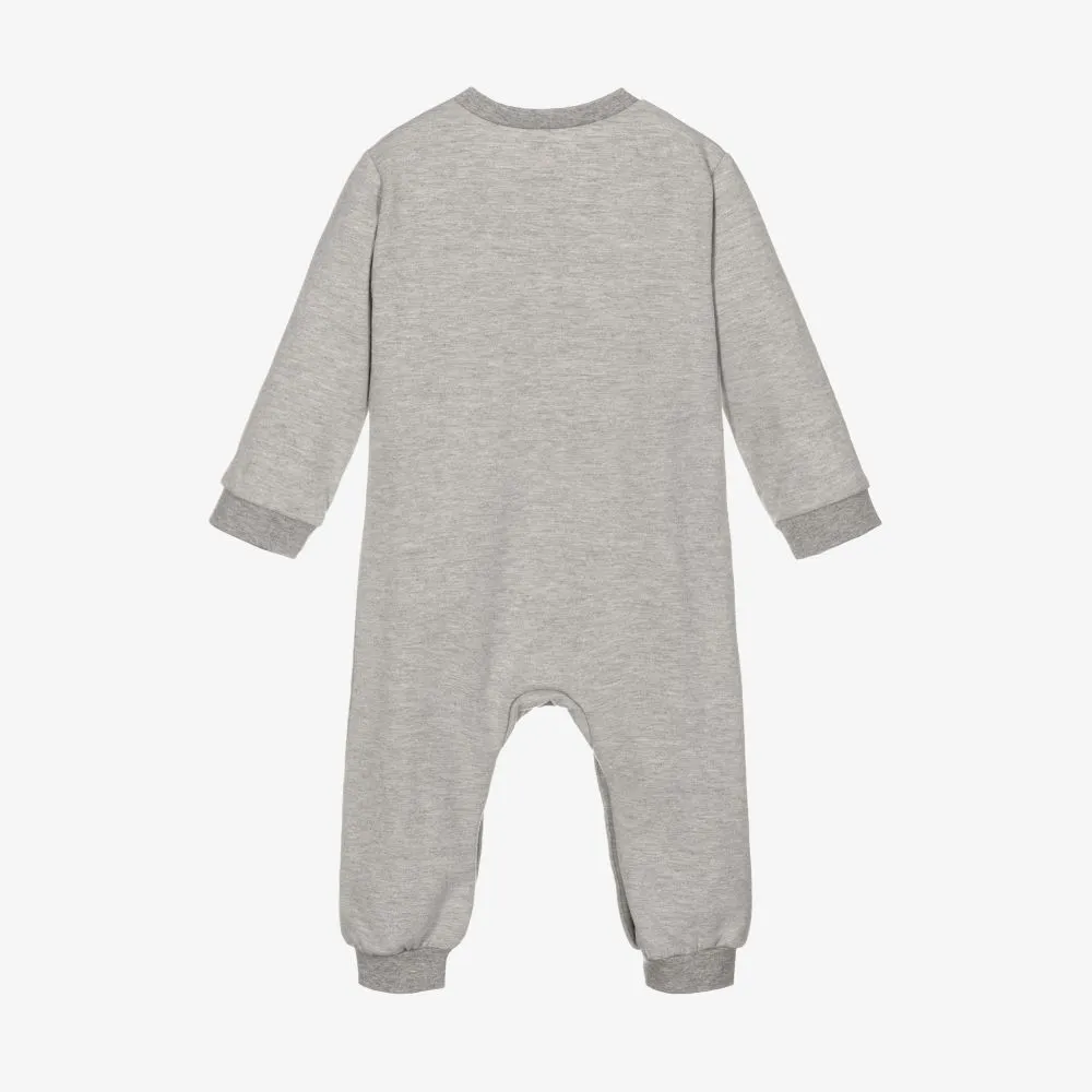 Baby Boys Grey Elephant Romper