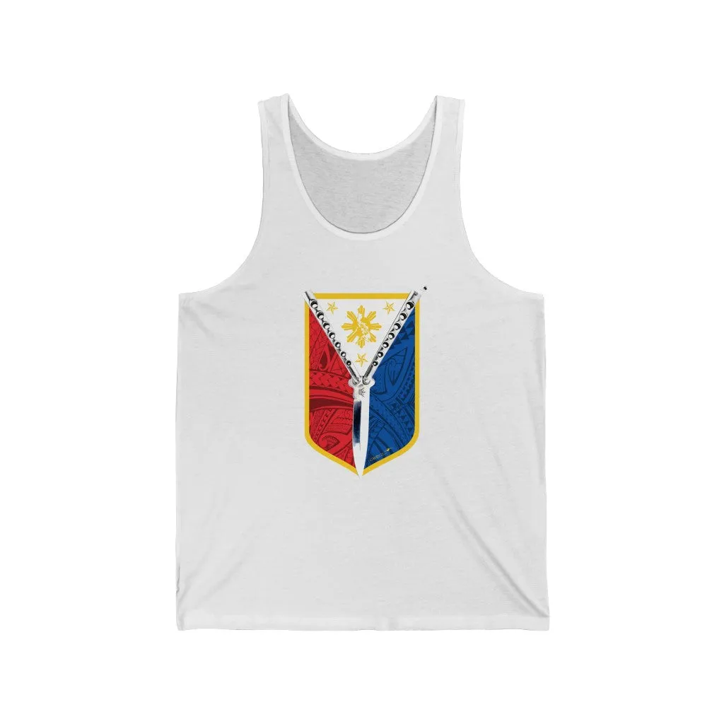 Balisong Shield Unisex Jersey Tank