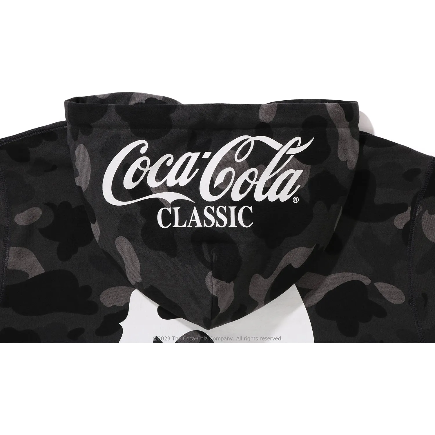 BAPE X COCA-COLA COLOR CAMO APE HEAD PULLOVER HOODIE MENS