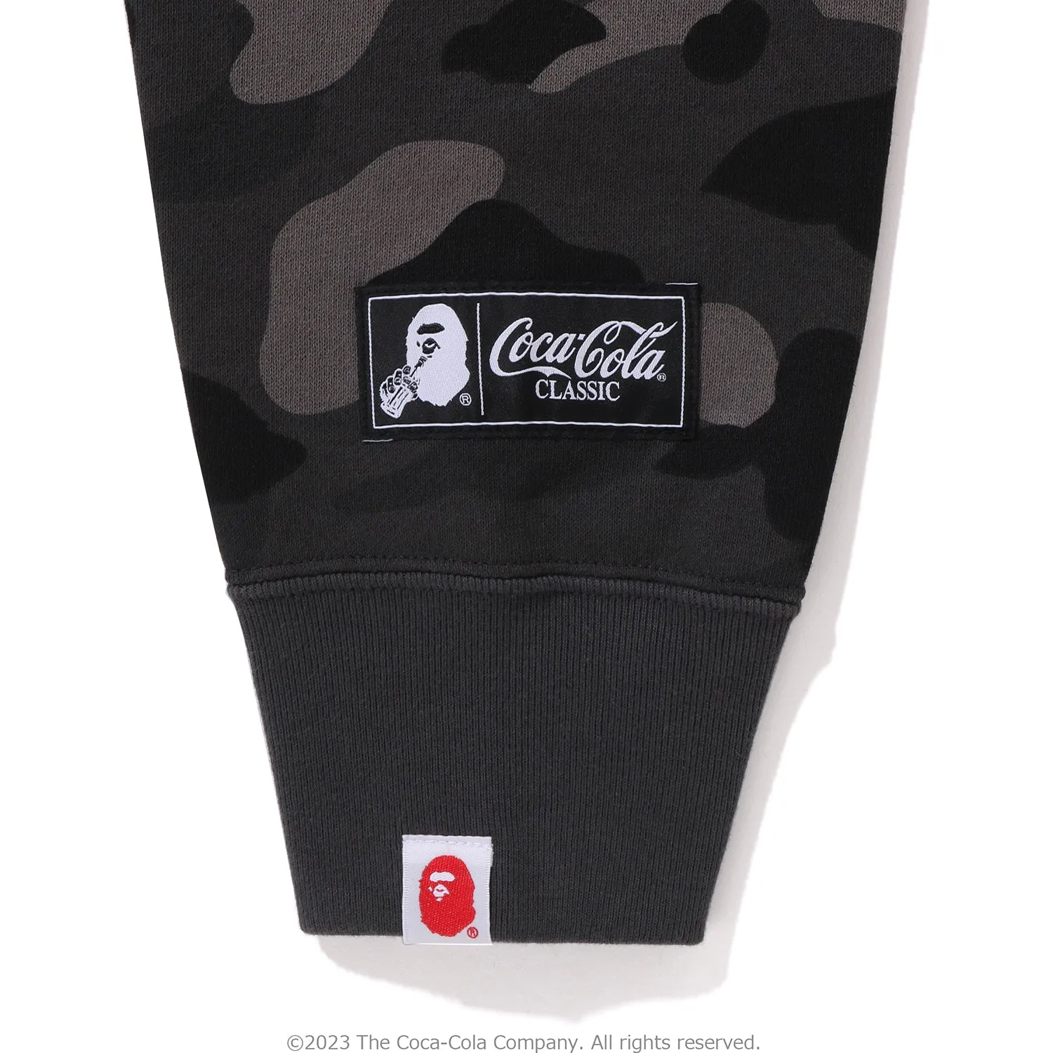 BAPE X COCA-COLA COLOR CAMO APE HEAD PULLOVER HOODIE MENS