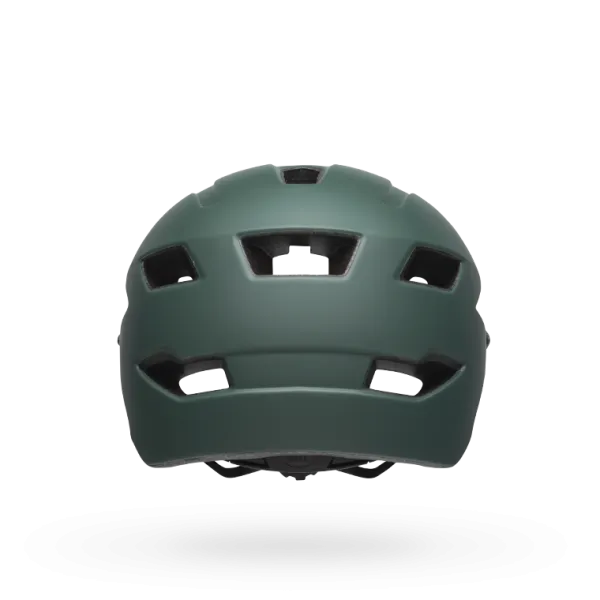 Bell Sidetrack Youth Helmet - Matt Dark Green-KTM Orange - 2020