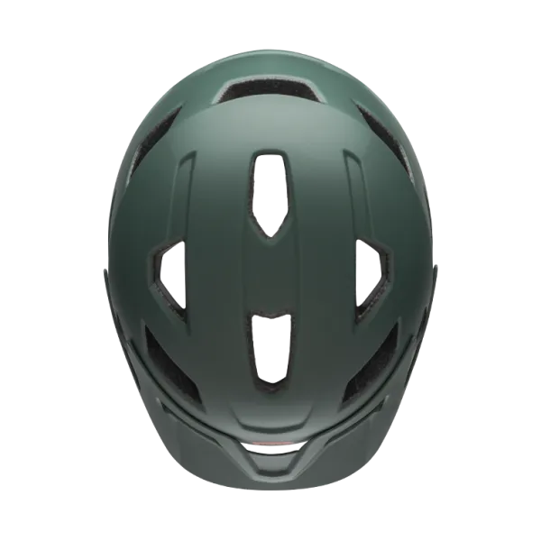 Bell Sidetrack Youth Helmet - Matt Dark Green-KTM Orange - 2020