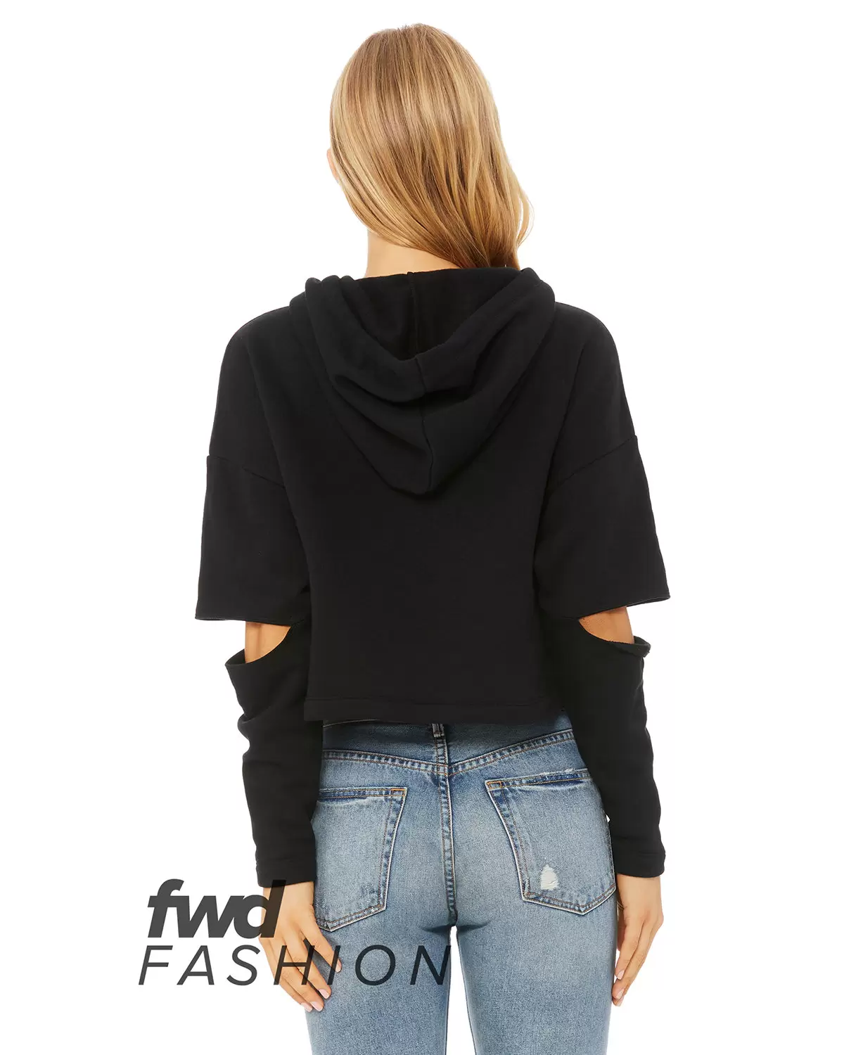 Bella + Canvas 7504 Fast Fashion Women's Cut Out Fleece Hoodie SKU: 7504