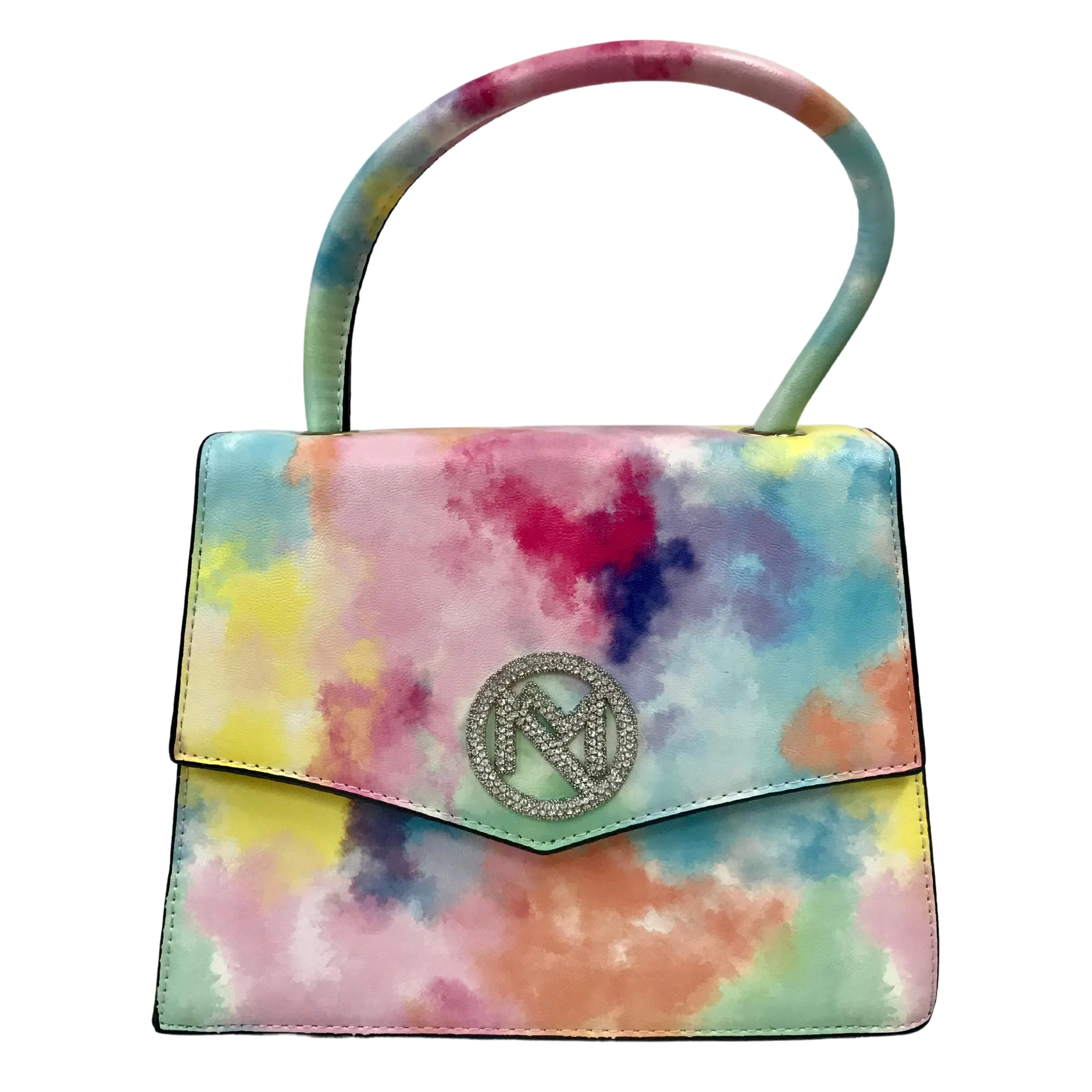 Bianca Black Tie-Dye Handbag