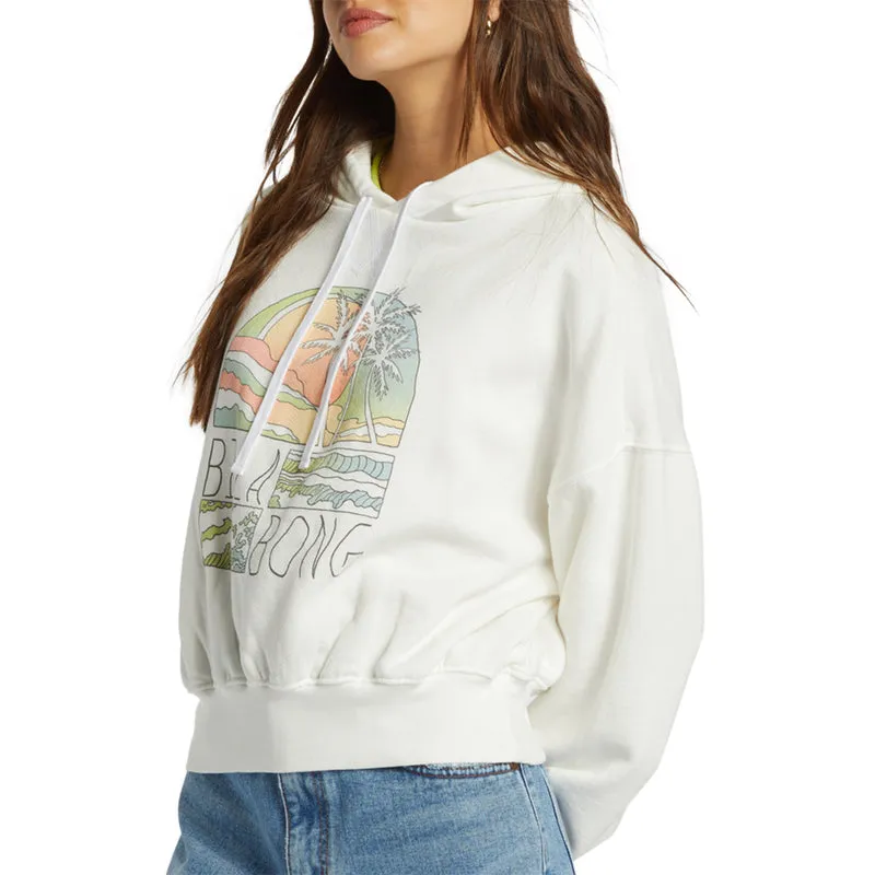 Billabong Women's All Time Fleece Hooded Pullover Sweatshirt