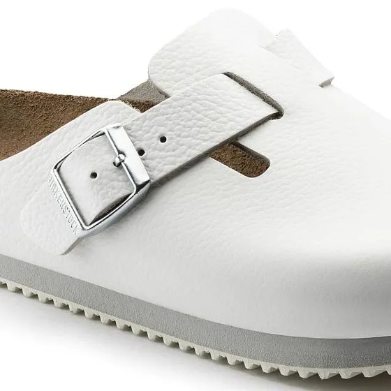 Birkenstock M' Boston BS White Regular Fit Sandals