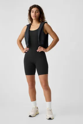 Black Studio Short Unitard