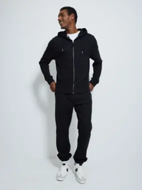 Black Zip Up Hoodie and Joggers Tracksuit | Men | George at ASDA