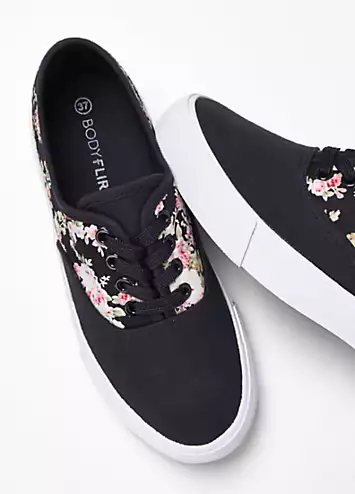 bonprix Floral Trainers | Grattan