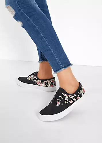 bonprix Floral Trainers | Grattan