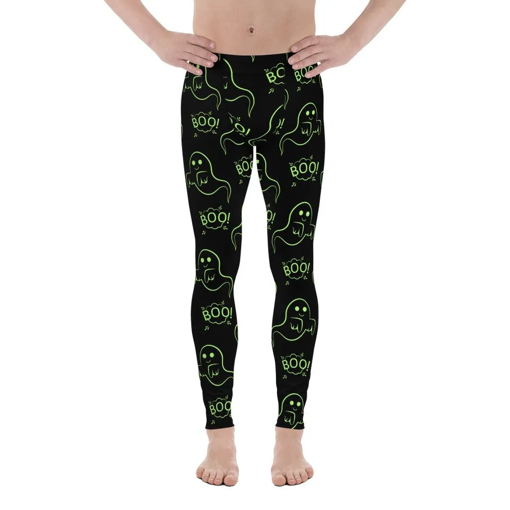 Boo Halloween Ghost Men's Leggings