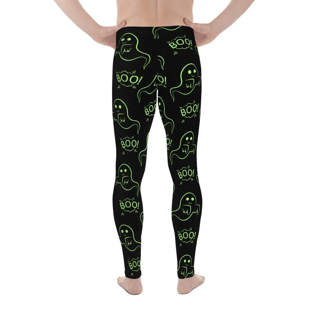 Boo Halloween Ghost Men's Leggings