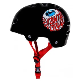 Bullet x Santa Cruz Helmet Eyeball YOUTH 49-54cm Gloss Black