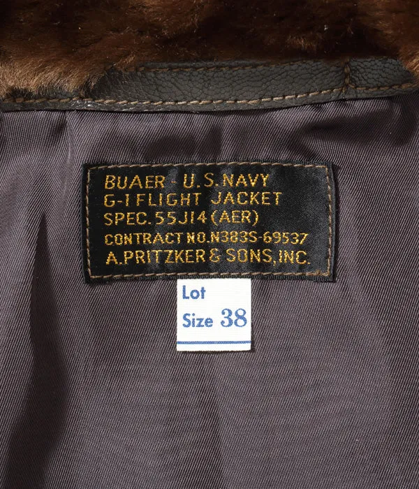 Buzz Rickson's Leather G-1 A Pritzker & Sons, Inc Jacket