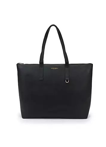 Campo Marzio Winona Black Faux Leather Shopping Bag